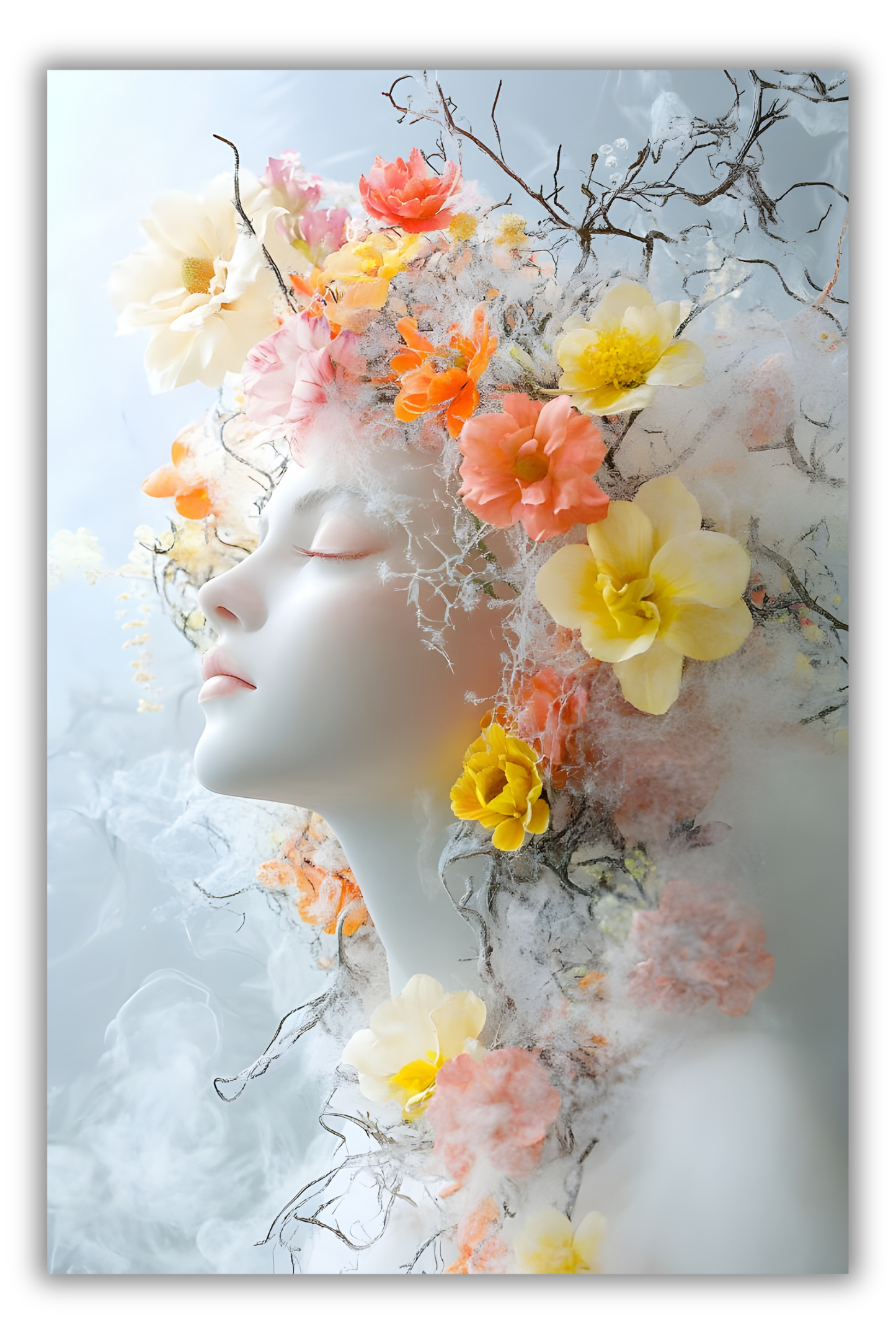 Frosted Elegance | Canvas
