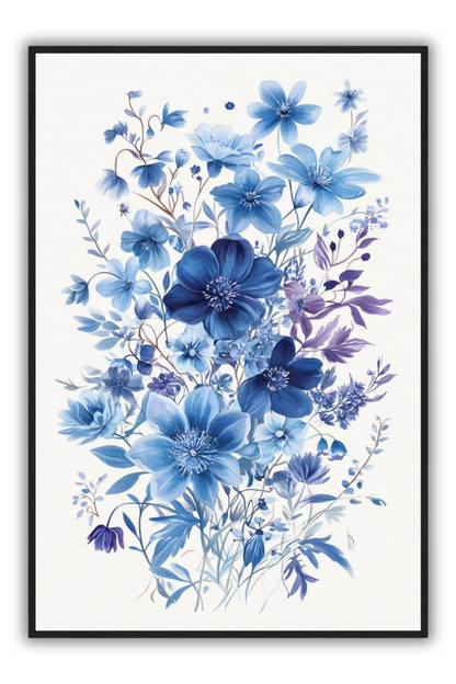 Azure Serenade III | Framed Art Print